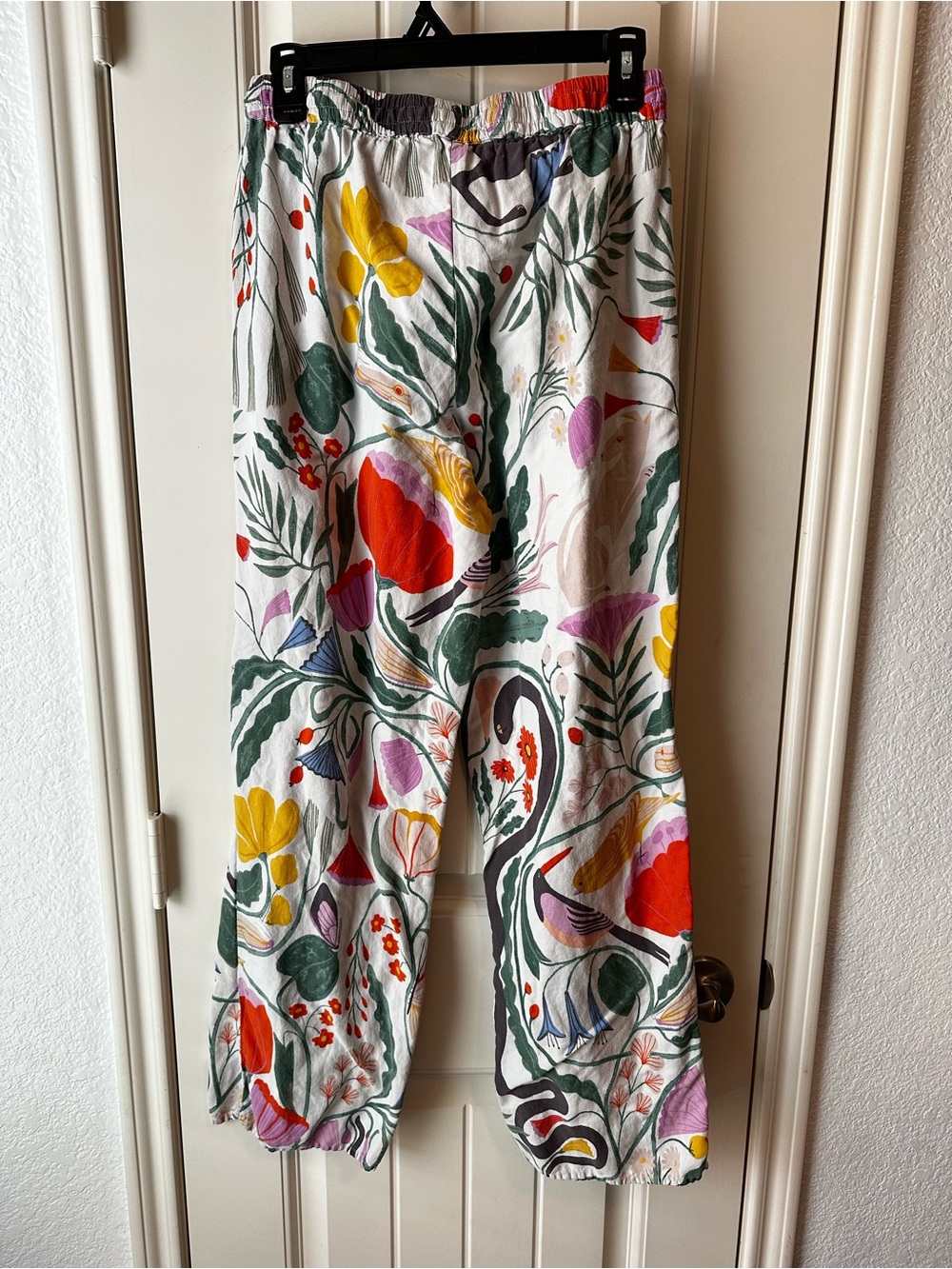 Megan Galante by Anthropologie Botanical Garden Floral Flannel Sleep Pants S - Picture 13 of 16
